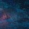 blue and red galaxy artwork